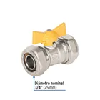 Válvula esfera para PE-AL-PE, 3/4', FOSET 3