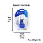 Cargador de pilas, AA, AAA y 9V, incluye 2 pilas AA, VOLTECK 4