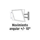 Soporte para pantallas de 26' a 65' con inclinación, VOLTECK 4