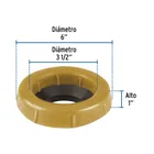 Cuello de cera robusto con guía para WC, FOSET 3