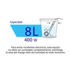 Calentador de inmersión para agua #1 (8 L), 400 W, VOLTECK 5