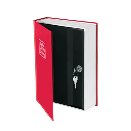 Caja de seguridad tipo libro, 26 cm, HERMEX