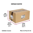 Caja con 100 taquetes arpón de 1/4' x 3', FIERO 6