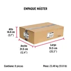 Caja con 100 taquetes arpón de 5/16' x 2-3/4', FIERO 6
