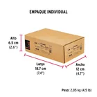 Caja con 25 taquetes arpón de 1/2' x 2-3/4', FIERO 5