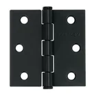 Bisagra cuadrada 2-1/2', acero negro mate, cabeza plana 1