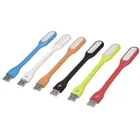 Mini-lámpara flexible de 5 LEDs 1W para puerto USB, VOLTECK 1