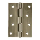 Bisagra rectangular 4 x 2-3/4', latón antiguo, HERMEX 1