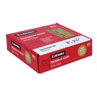 Bisagra rectangular 4 x 2-3/4', latón antiguo, HERMEX 4