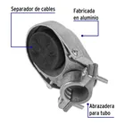 Mufa con abrazadera para tubo 3/4', VOLTECK 2