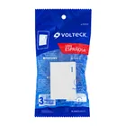 Interruptor de 3 vías, 3 módulos, línea Española, blanco 5