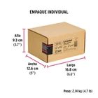 Caja con 100 taquetes expansivos de 1/4' sin tornillo, FIERO 5