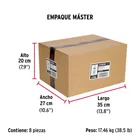 Caja con 25 taquetes expansivos de 1/2' sin tornillo, FIERO 6