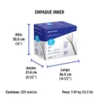 Metro de cable UTP CAT5E, Bobina de 305m, gris, VOLTECK 5