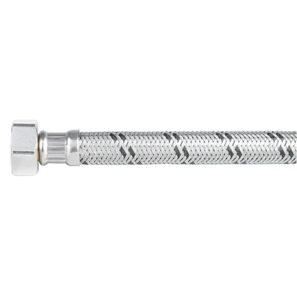 Manguera para boiler, acero inox. 1/2'H x 3/4'H, 150 cm