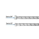 Manguera para boiler, acero inox. 1/2'H x 3/4'H, 150 cm 3