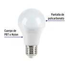Foco LED 12W (75W) A19, 6500K blanca fría, 1050 lm, caja 2