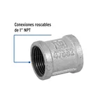 Cople reforzado de acero galvanizado de 1', FOSET 2