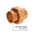 Tuerca unión de cobre de 1', FOSET BASIC 2