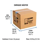 Válvula globo de hierro para gas LP,1/2', FOSET 5