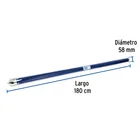 Caja c/10 tubos p/calentador solar CALE-20S, 2 de 2, FOSET 2