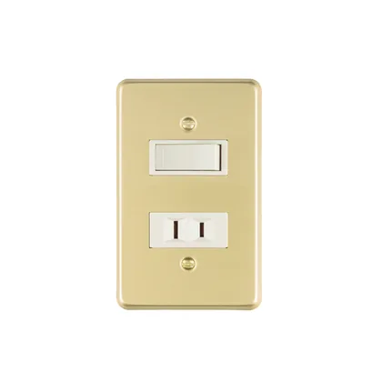 Placa armada contacto e interruptor, línea Económica