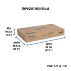 Parrilla de gas de sobreponer 3 quemadores, inox, FOSET 5