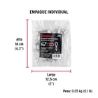 Bolsa con 50 casquillos dobles de aluminio, 3/32', FIERO 5