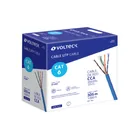 Metro de cable UTP CAT6, Bobina de 305m, azul, VOLTECK 1