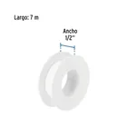 Cinta sella roscas 1/2' x 7m, uso general, FOSET BASIC 2