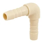 Codo 90° inserción de 3/8' de polipropileno, FOSET 1