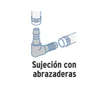 Codo 90° inserción de 3/4' de polipropileno, FOSET 3