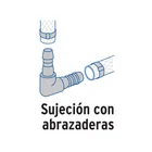 Codo 90° inserción de 1' de polipropileno, FOSET 3