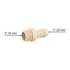 Adaptador inserción rosca exterior de 1'x 1', FOSET 3