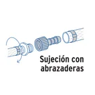 Adaptador hembra movible de polipropileno 3/4' x 3/4', FOSET 4