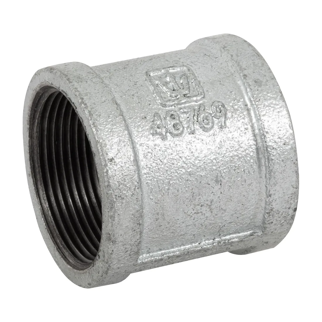 Cople reforzado de acero galvanizado de 1-1/2', FOSET