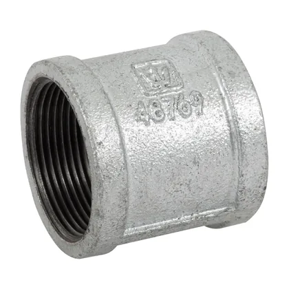 Cople reforzado de acero galvanizado de 1-1/2', FOSET