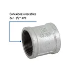 Cople reforzado de acero galvanizado de 1-1/2', FOSET 2