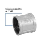Cople reforzado de acero galvanizado de 2', FOSET 2