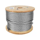 Metro de cable flexible 1/2' de acero 7x19 hilos, 75 m 1