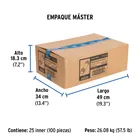 Niple de acero galvanizado 1-1/4 x 4', FOSET 5