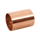 Cople de cobre 1-1/4', sin ranura, FOSET 1