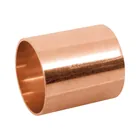Cople de cobre 1-1/2', sin ranura, FOSET 1