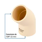 Codo 45° CPVC de 1-1/4', FOSET 2