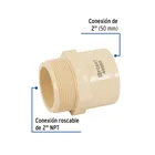 Conector macho CPVC 2', FOSET 2