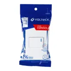 Placa armada 1 interruptor de 3vías, 1.5mód, Española,blanco 5