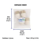 Adaptador hembra de CPVC 1-1/4'con inserto y tuerca de latón 3