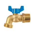 Llave de esfera de latón 3/4' con rosca para manguera, FOSET 1