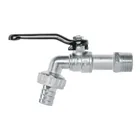 Llave de esfera, de zinc, 110 gr, entrada 1/2', FOSET BASIC 1