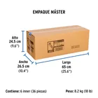 Manguera para boiler, acero inox. 1/2'H x 3/4'H, 40 cm 8